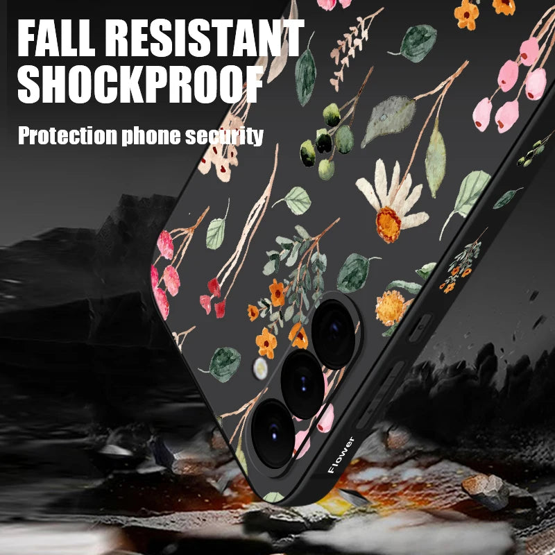 Luxus Blumenhülle mit Band Samsung