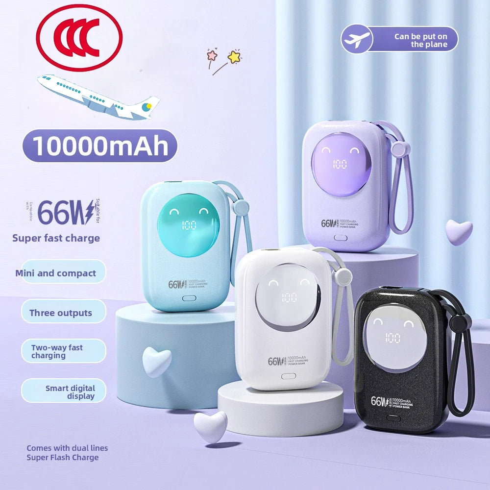 Mini Powerbank 10000mAh Schnell 2025