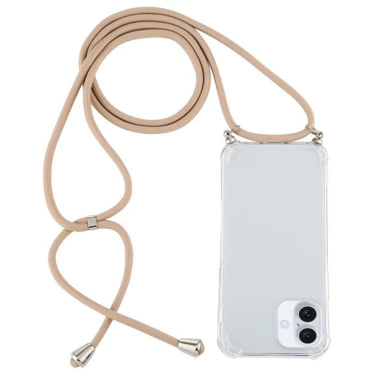 Klare Crossbody Lanyard Hülle mit Umhängeband