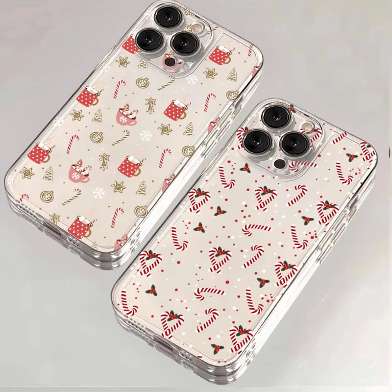 Weihnachts Winter Handyhülle Clear für Samsung S25
