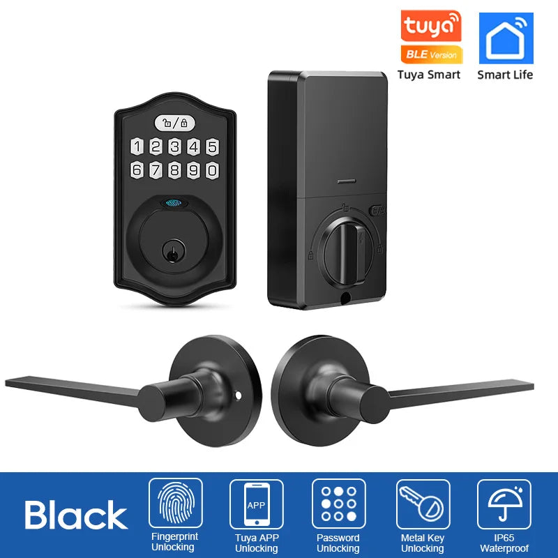 CDOK K6 Tuya Smart Türschloss Fingerabdruck IP65