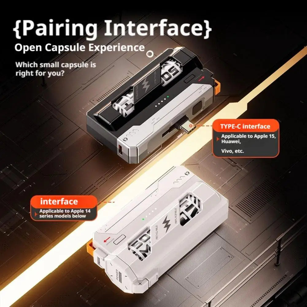 25000mAh Mini Power Bank with Replaceable Battery & Charger