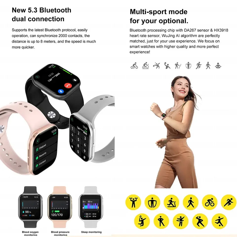2025 GPS Smartwatch for Women & Men with Heart Rate