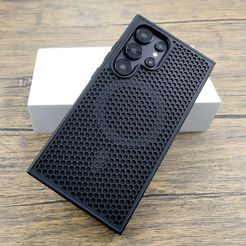 Luxus Hülle mit Wärmeschutz für Galaxy S25