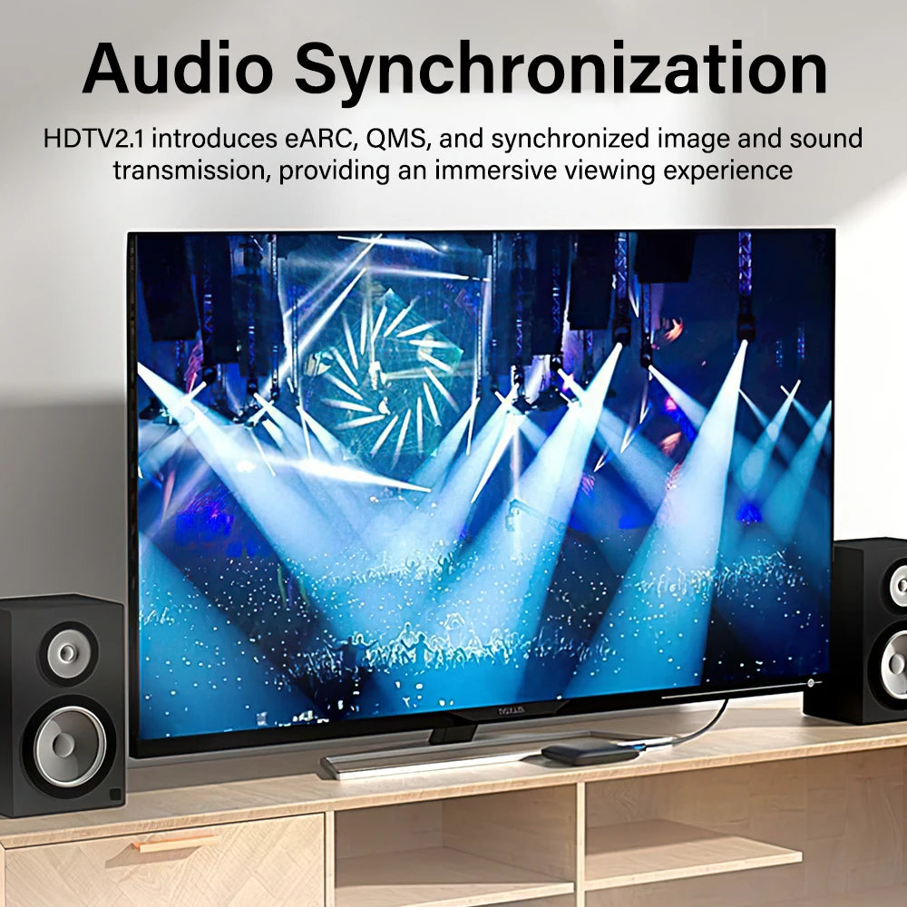 HDMI 2.1 Kabel 8K 60Hz 4K 120Hz für TV & Konsole