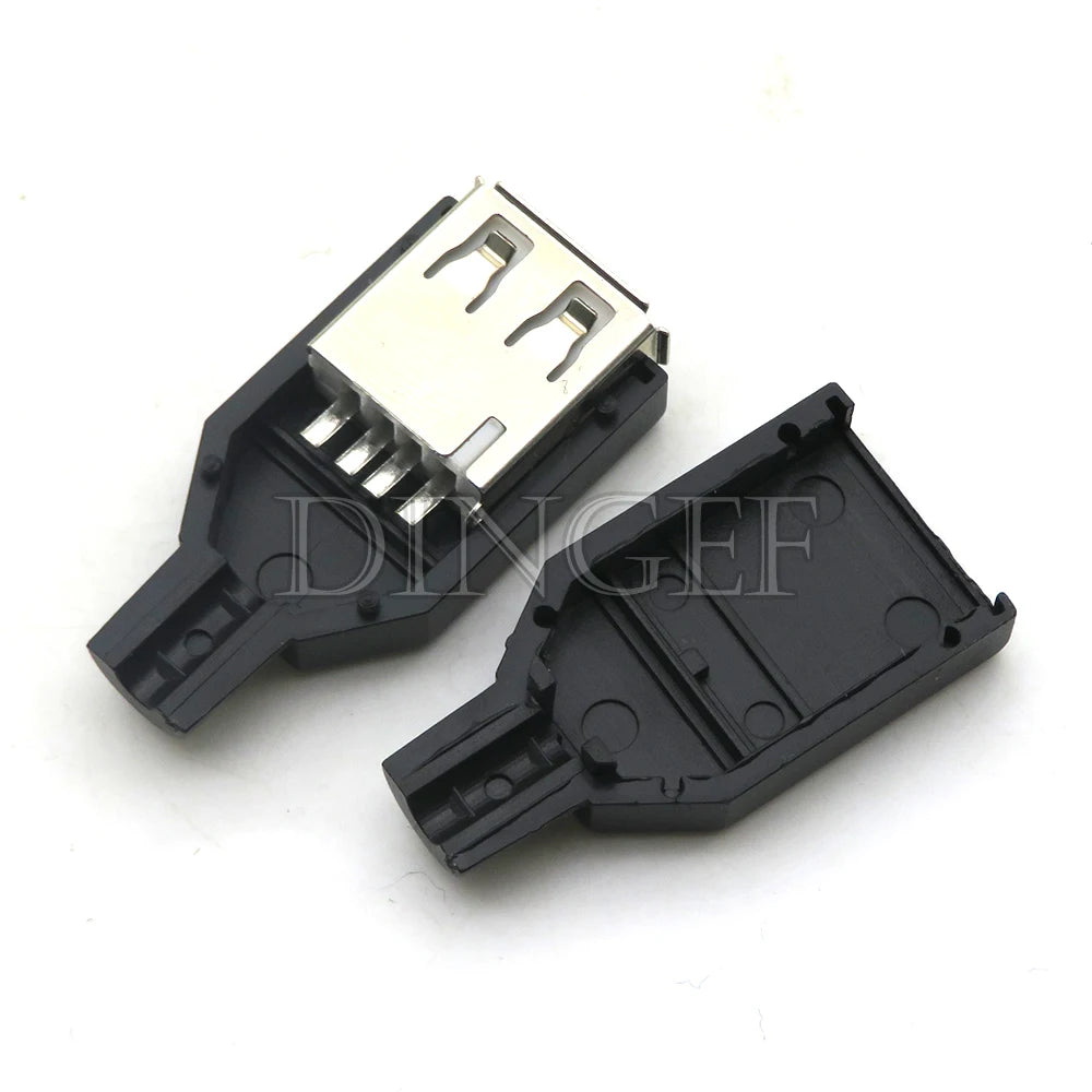 USB Typ A Stecker und Buchse 4 Pin Set