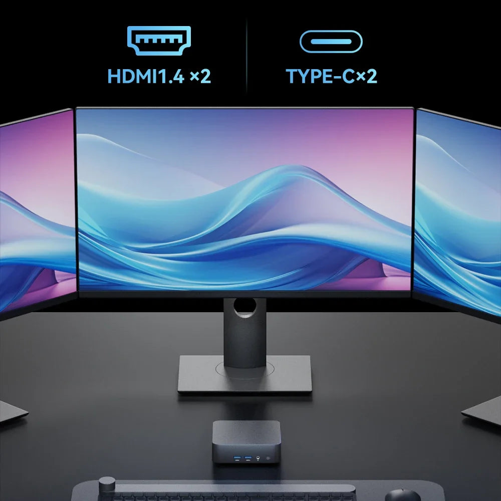 Mini PC i9 Windows 11 Pro 12GB RAM 512GB SSD WiFi 6 BT