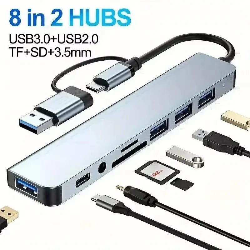 3-in-1 USB-C Hub mit HDMI und USB 3.0