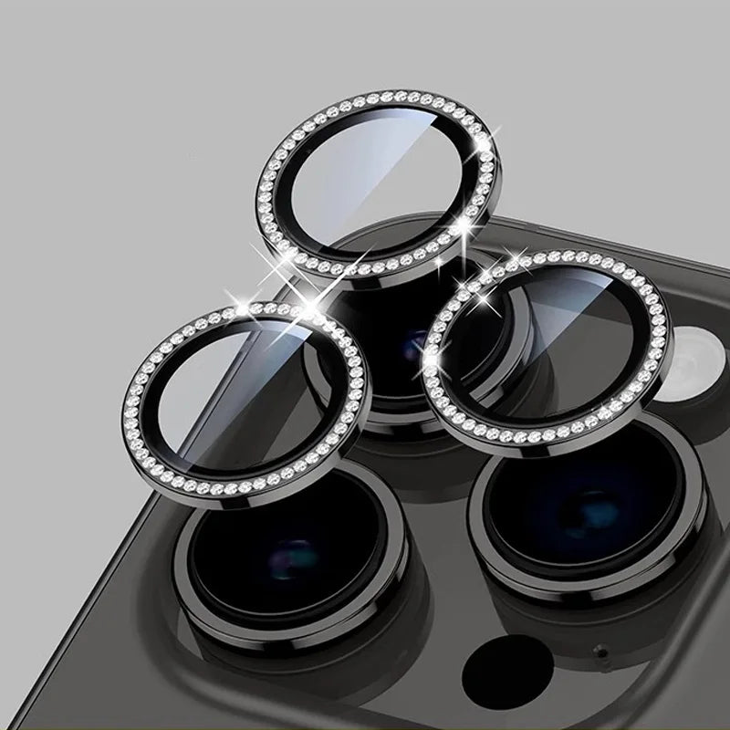 Bling Diamant Kamera Schutz iPhone