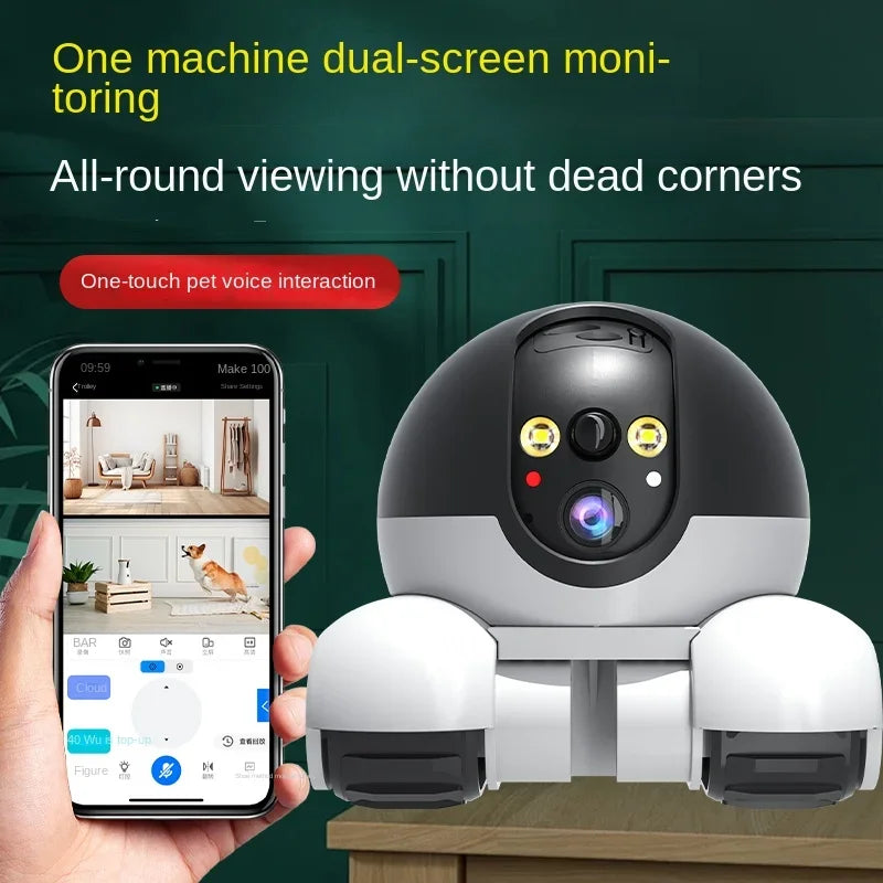 360° Dual-Linsen Überwachungskamera mit HD-Bild