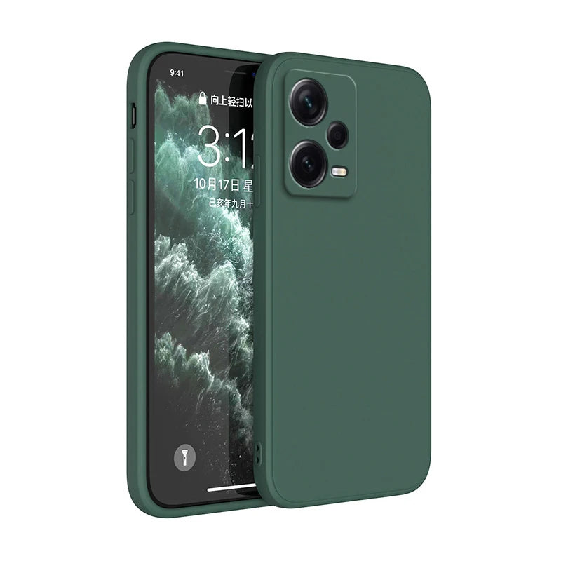 Quadratische Silikonhülle Redmi Note 12