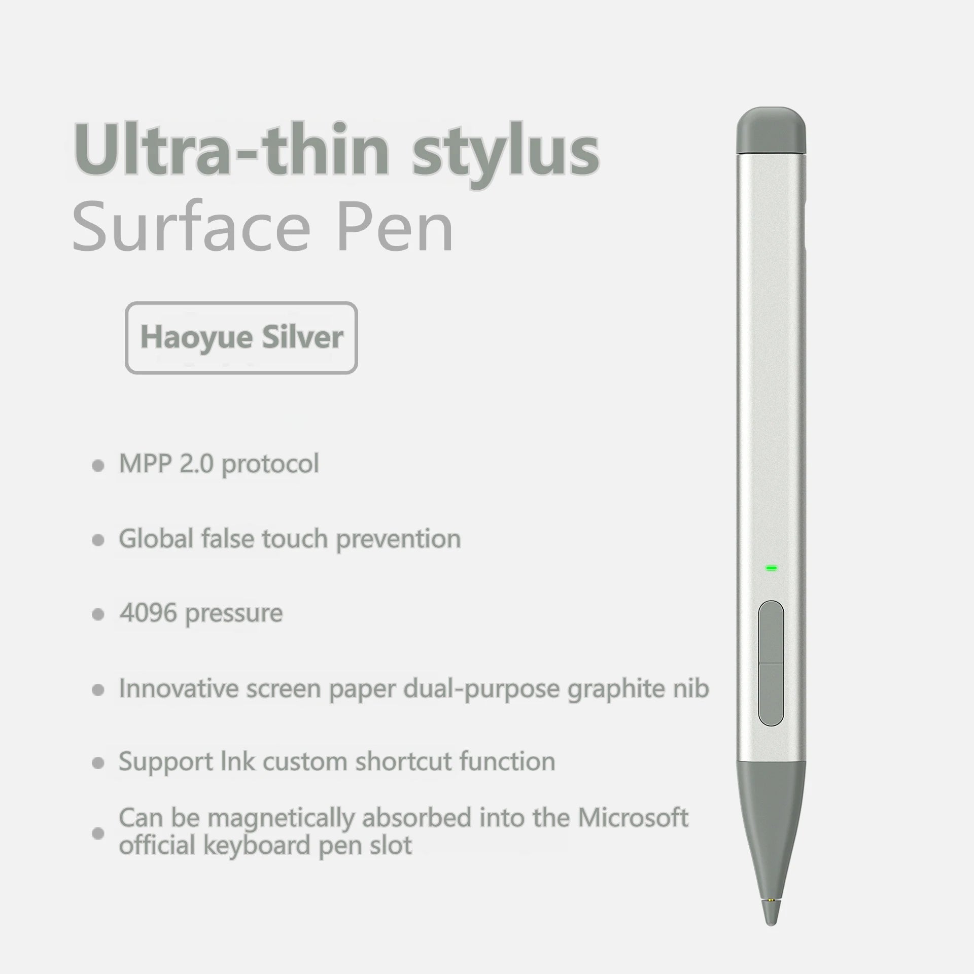 Tastatur für Surface Pro 2025 mit Touchpad & Beleuchtung