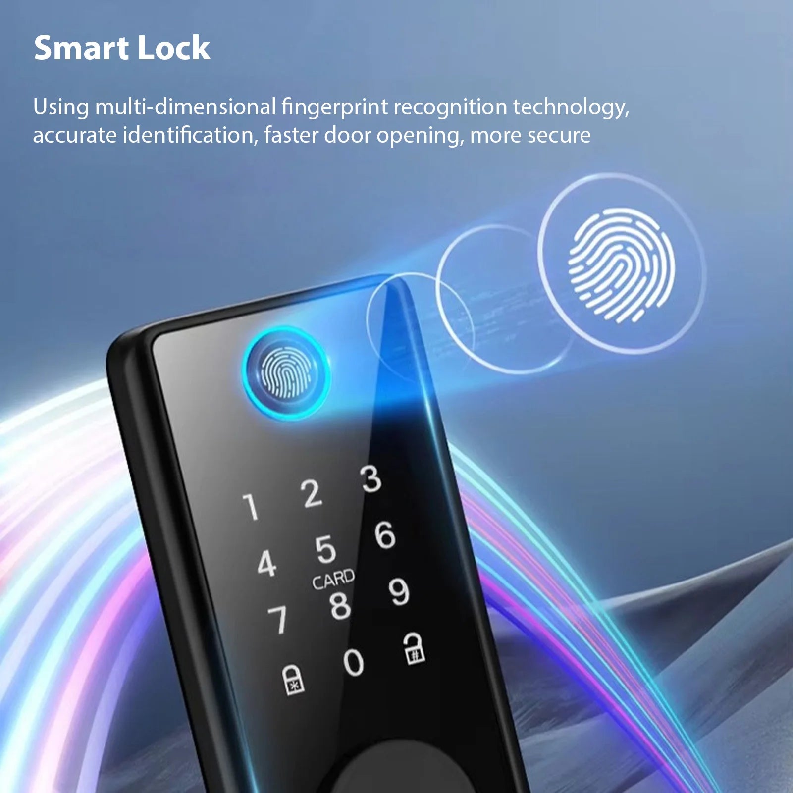 Smartes Türschloss mit Fingerabdruck & TY App Steuerung