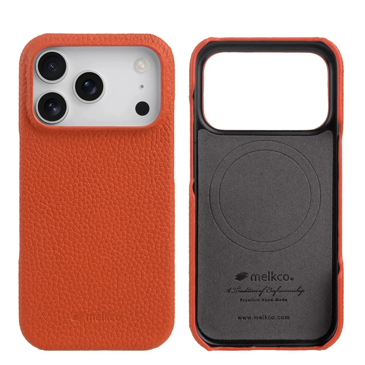 Magnetische Echtleder Magsafe Hülle für iPhone 17 Pro Max