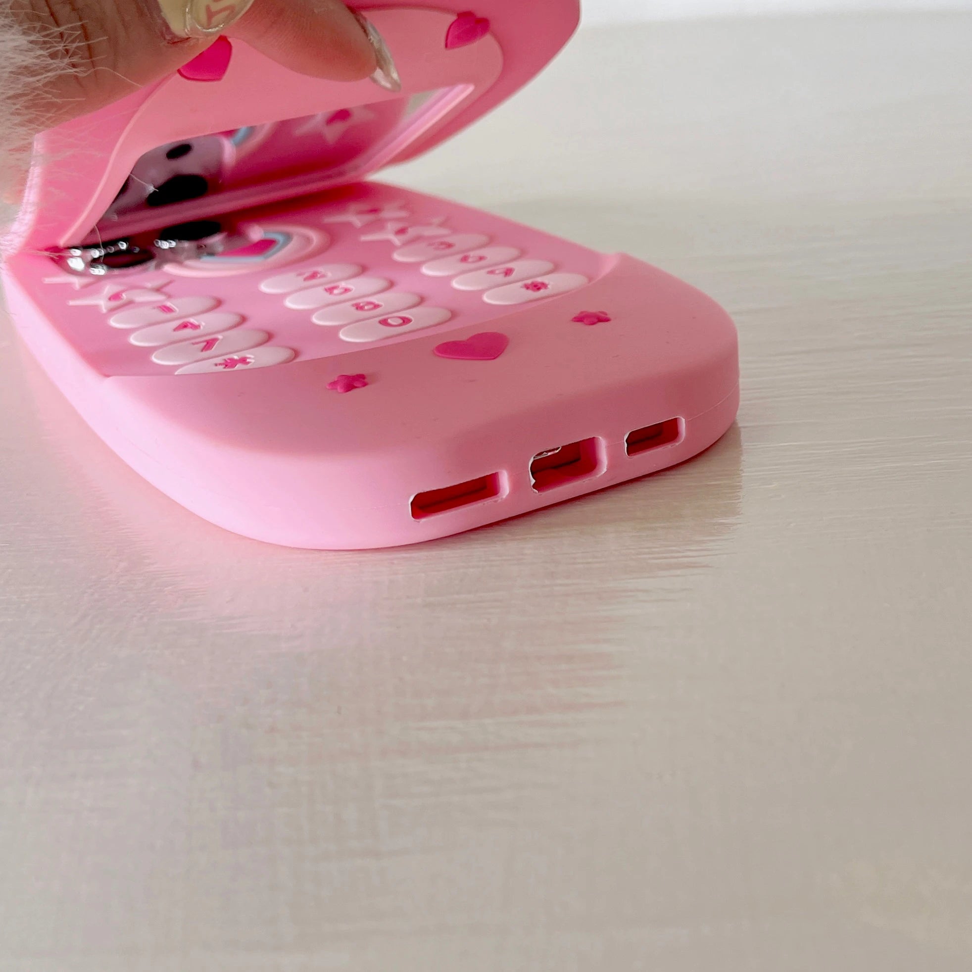 3D Mirror Silicone Phone Case for iPhone 13-16 Pro