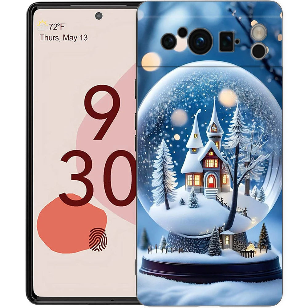 Semi-wrapped TPU silicone case for Google Pixel 8 - shockproof and stylish