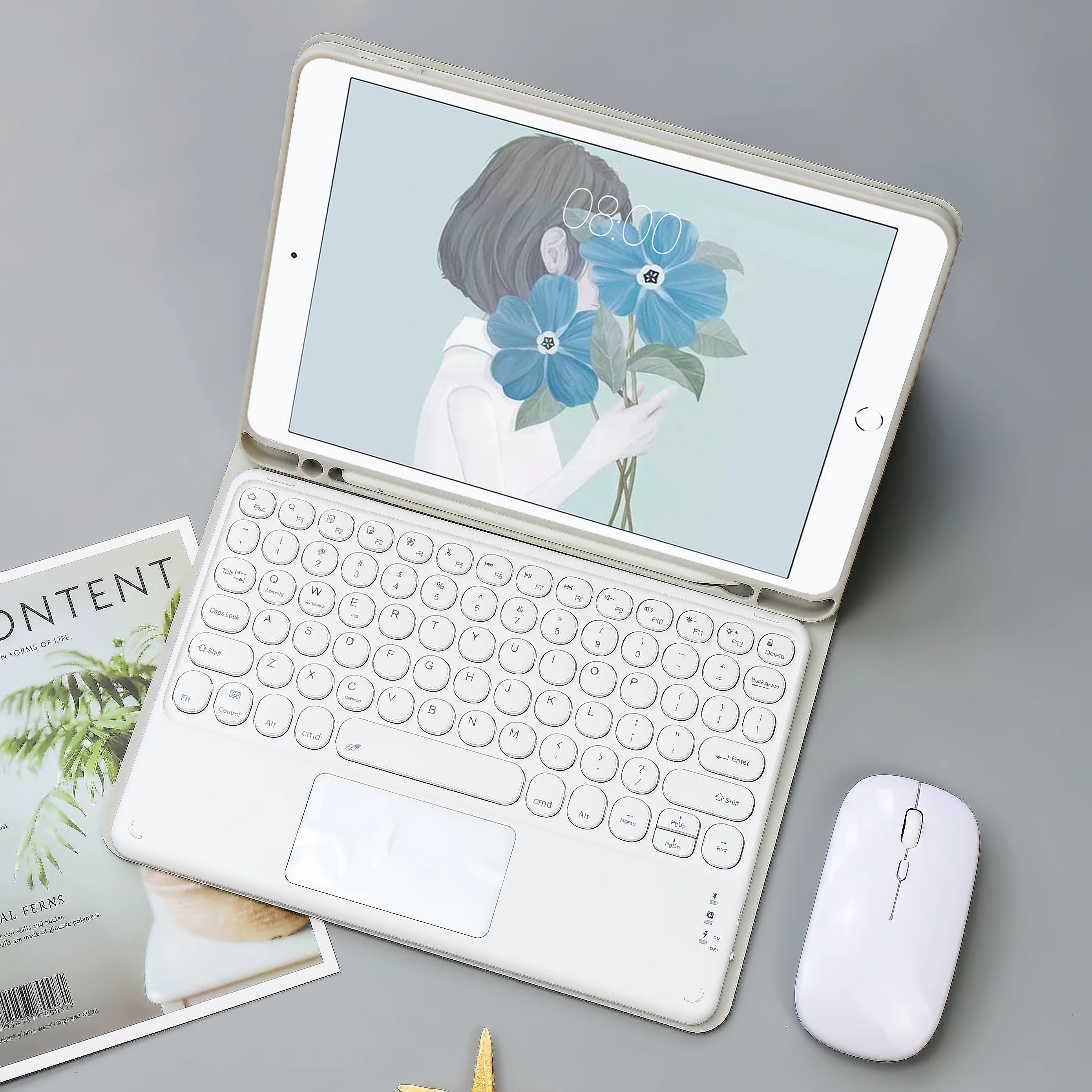 Kabellose Tastatur Maus Hülle iPad Pro Air