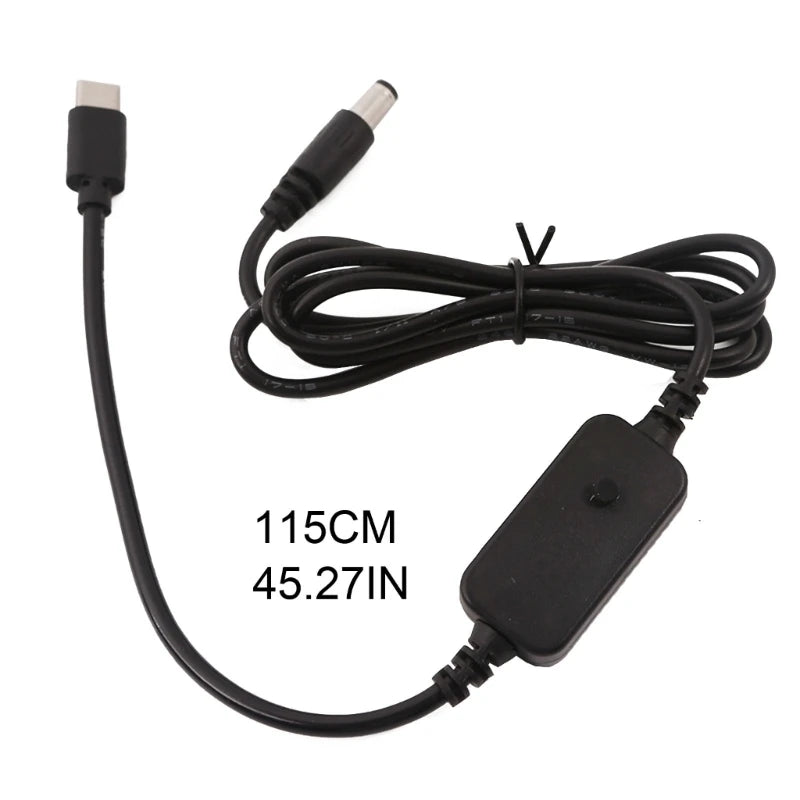 USB-C auf 5,5x2,1 mm Spannungskabel