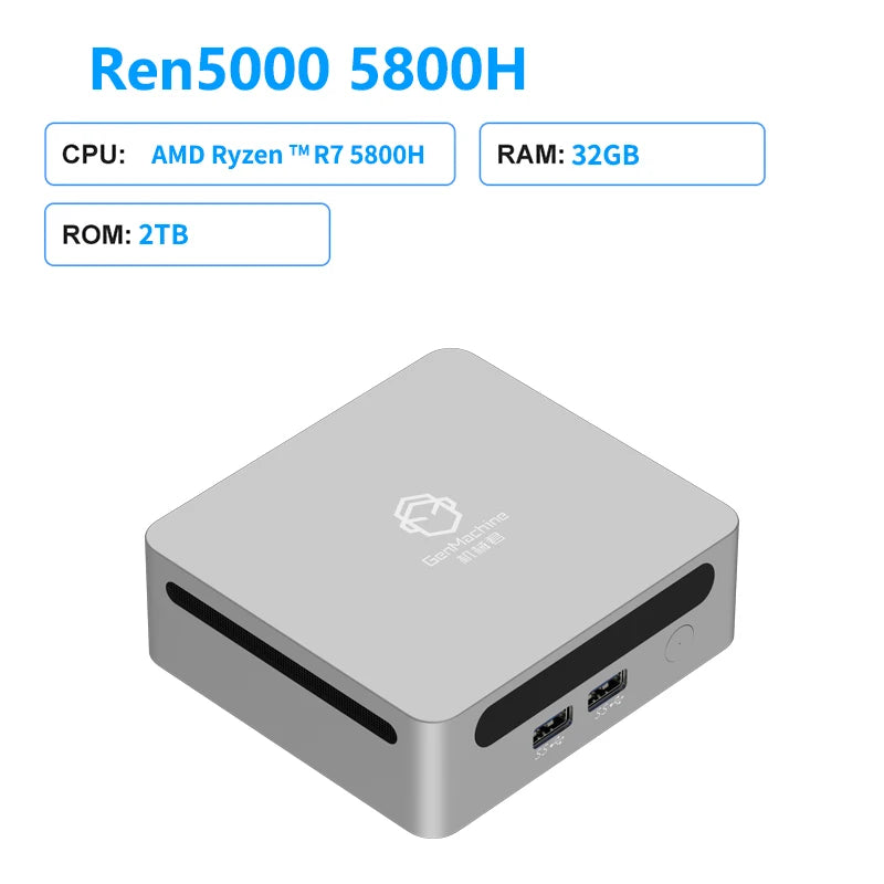 Kompakter 5800H Mini PC mit Windows 11
