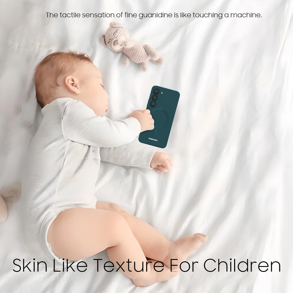 Magsafe Silikonhülle für Samsung Galaxy S25