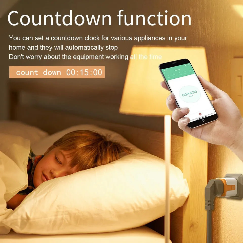Smarte WLAN Steckdose mit Timer & App-Steuerung