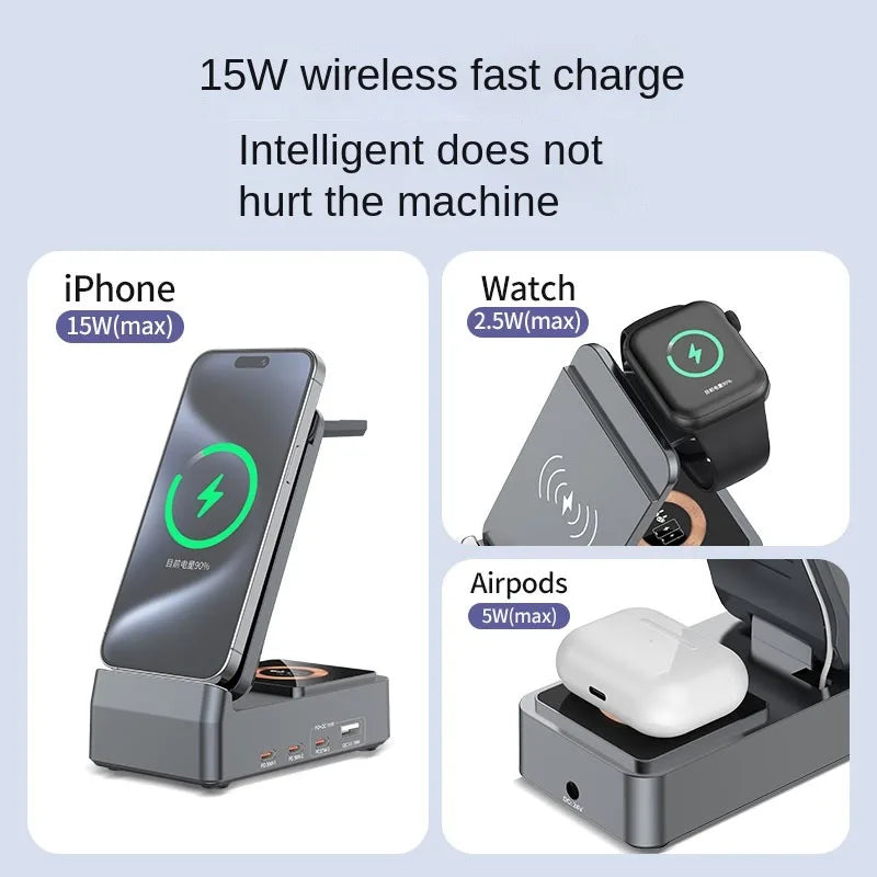 15W Magnetic Car Phone Holder with Fast Charging