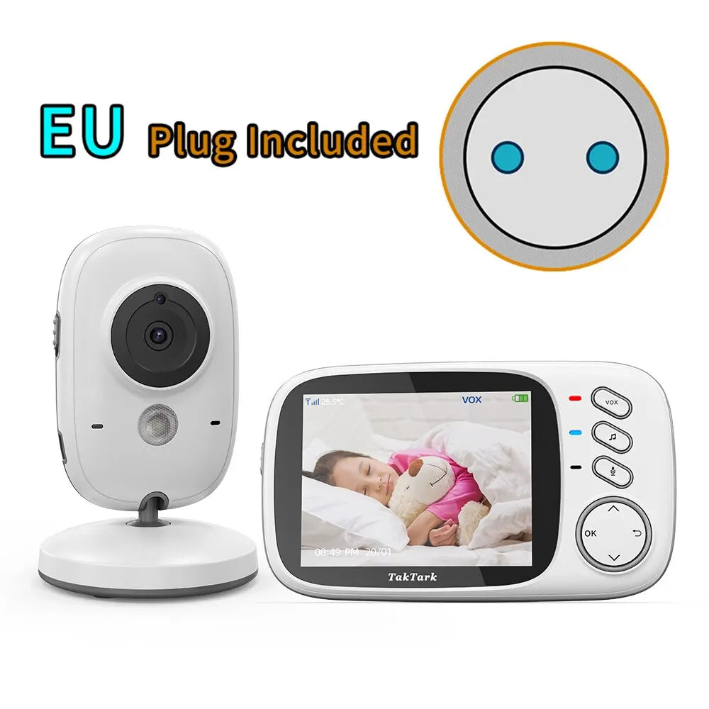 3,2 Zoll Baby Monitor mit Nachtsicht und Intercom