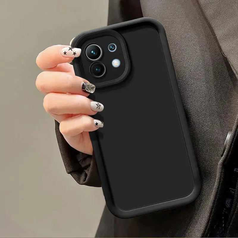 Weißes Silikon Case für Xiaomi 11 Lite 5G NE