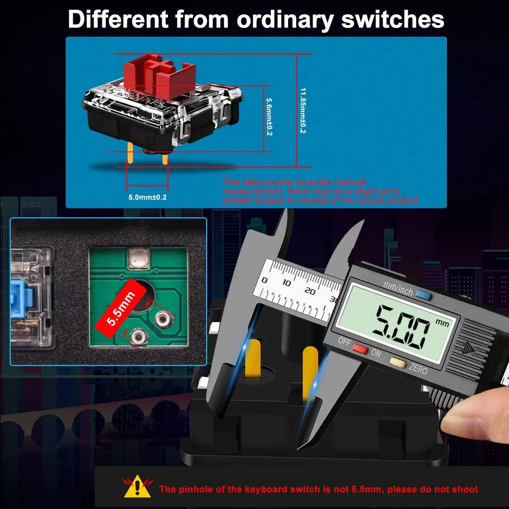 Redragon SMD RGB Low-Profile Tastatur