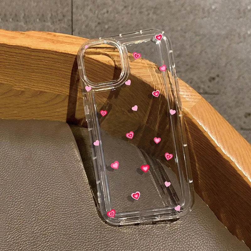 Weihnachtsmuster Klare Hülle für iPhone 17 & 16