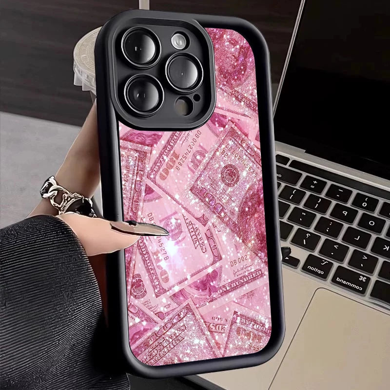 Pink Dollar Design Soft Case for iPhone 17