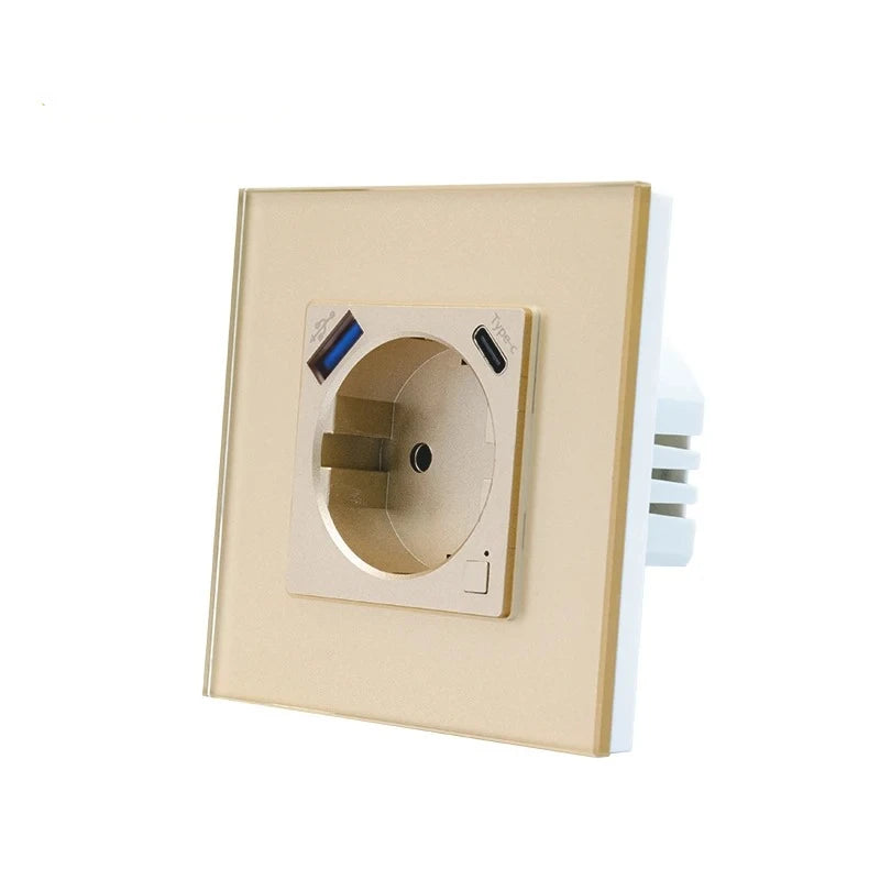 Smart WLAN Steckdose EU USB Typ-C mit Alexa Timer