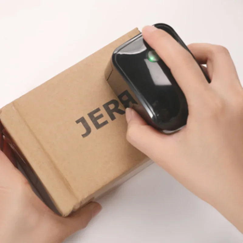 Mobile handheld printer with ink for labels & logos