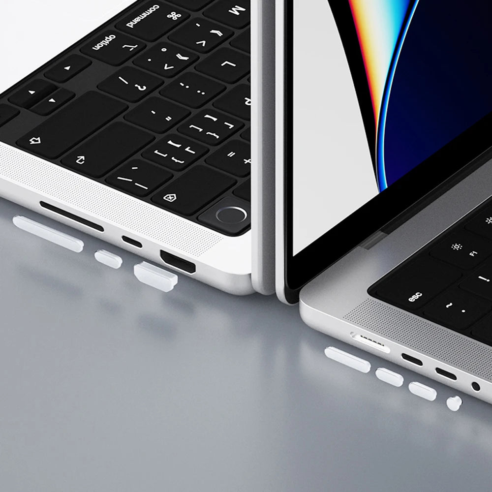 Silikon Staubschutz Set für MacBook