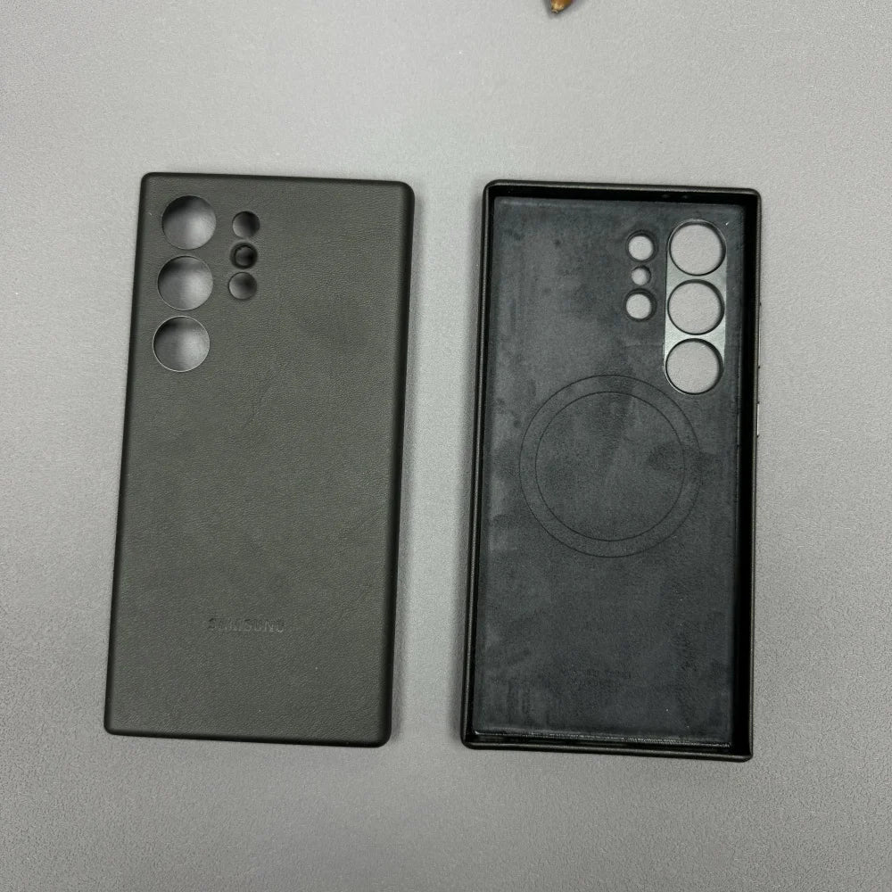 Lederhülle mit Magnet für Galaxy S25 Ultra