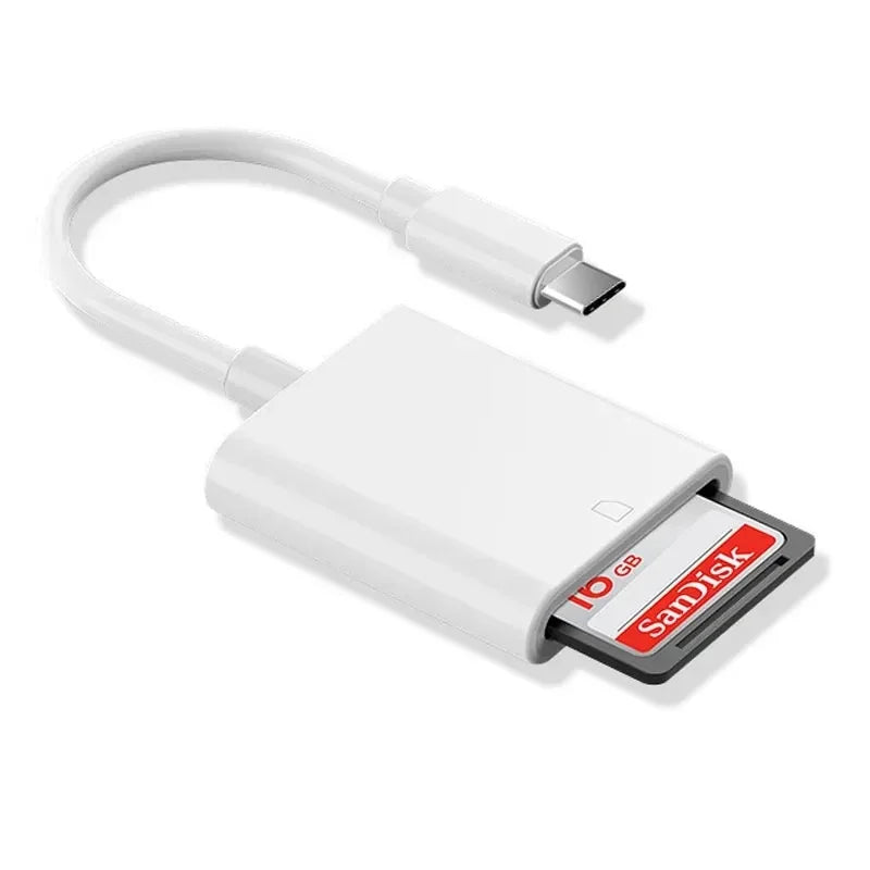 Externer SD Kartenleser Lightning Typ-C Adapter