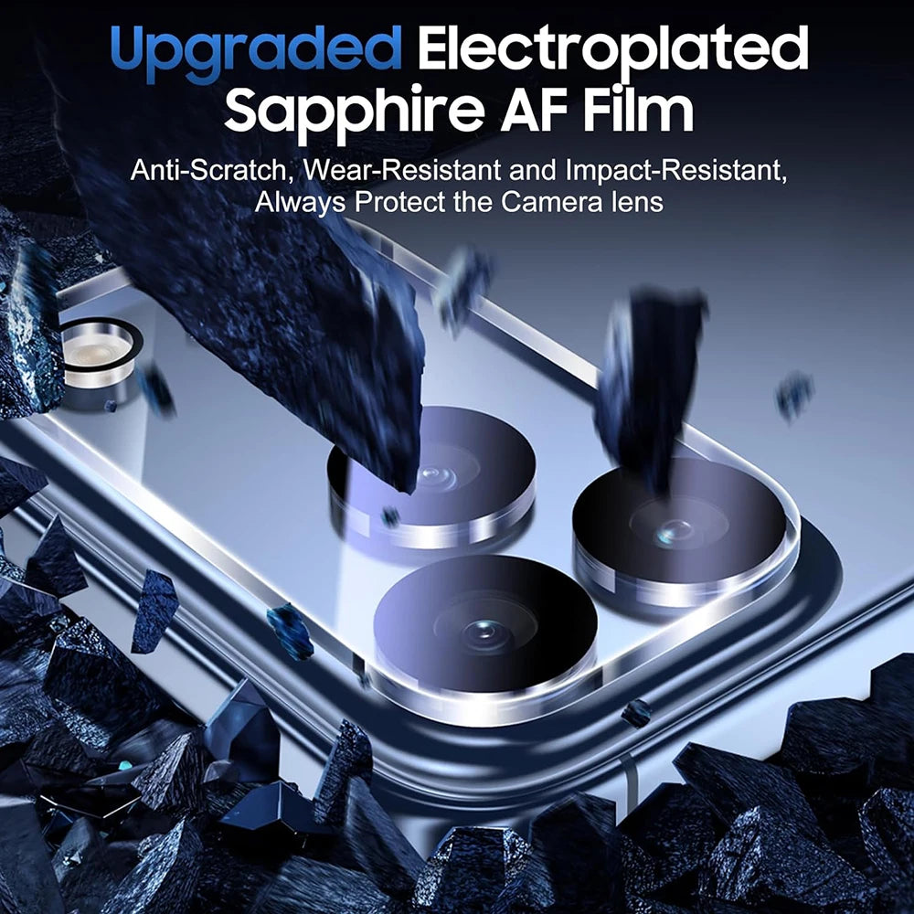6-in-1 Panzerglas Set mit Kamera Schutz für iPhone 17