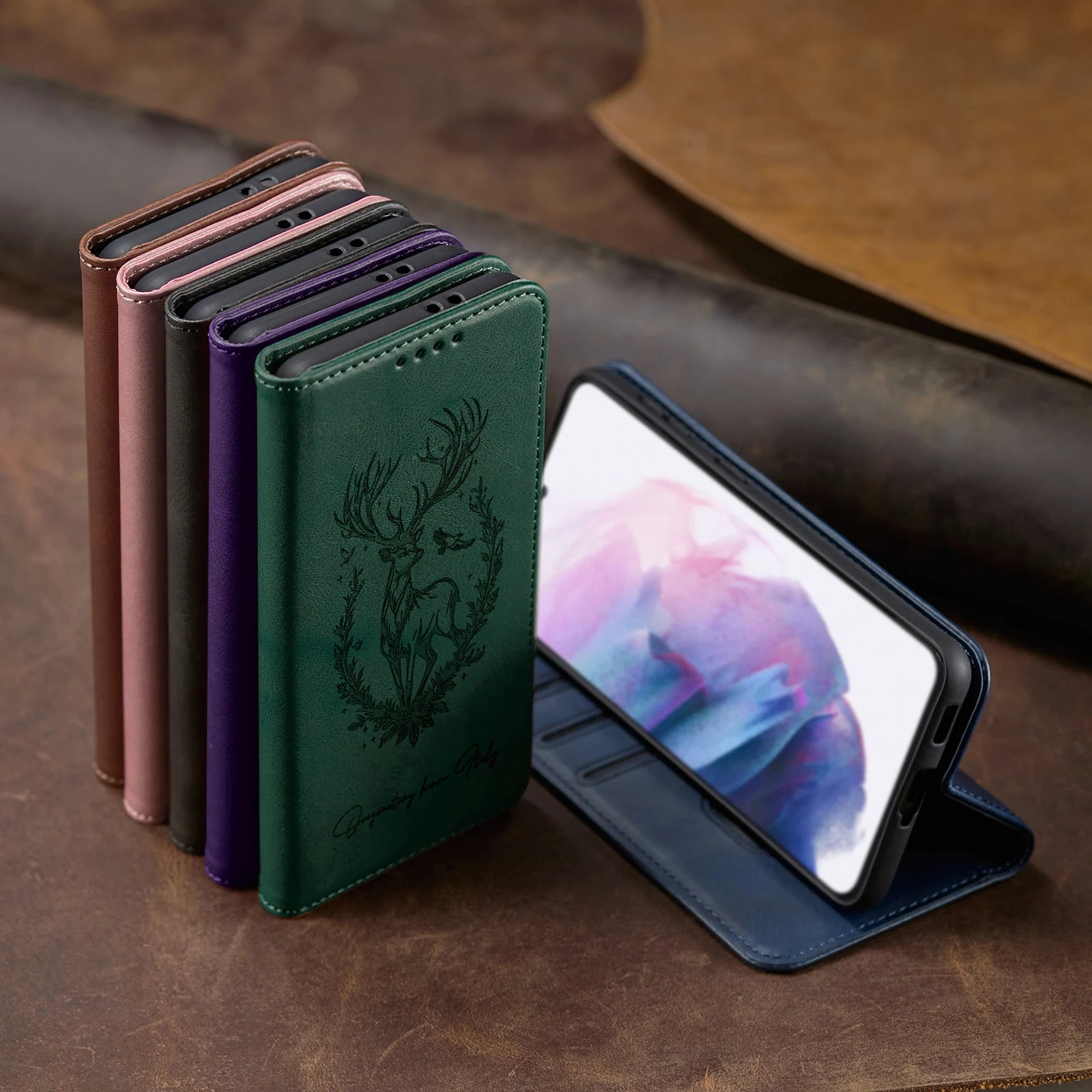 3D Animal Leather Flip Case for Xiaomi/Poco