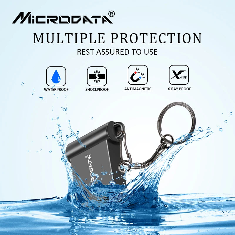 USB Stick Metall wasserdicht 4GB–128GB 3 Farben