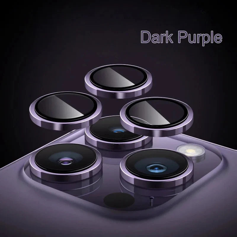 Titanium camera lens protector for iPhone 17 Pro Max
