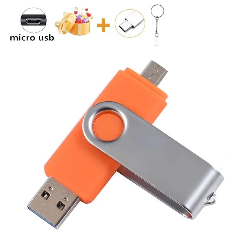 2-in-1 USB-Flash-Laufwerk 128 GB
