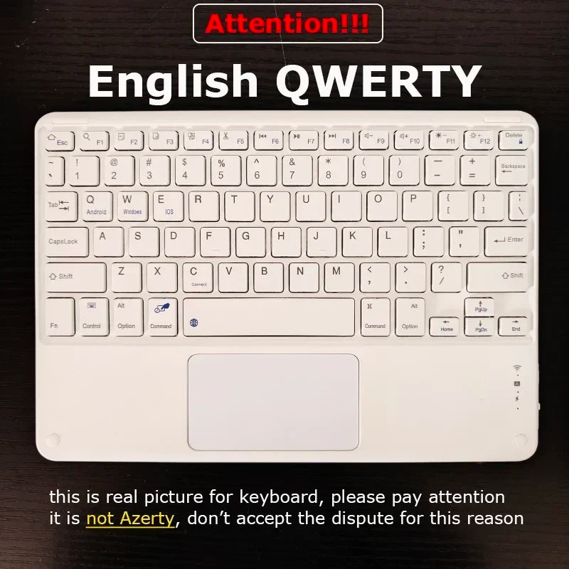 Touchpad Tastatur Hülle mit Maus für iPad 11. Gen 11 Zoll 2025