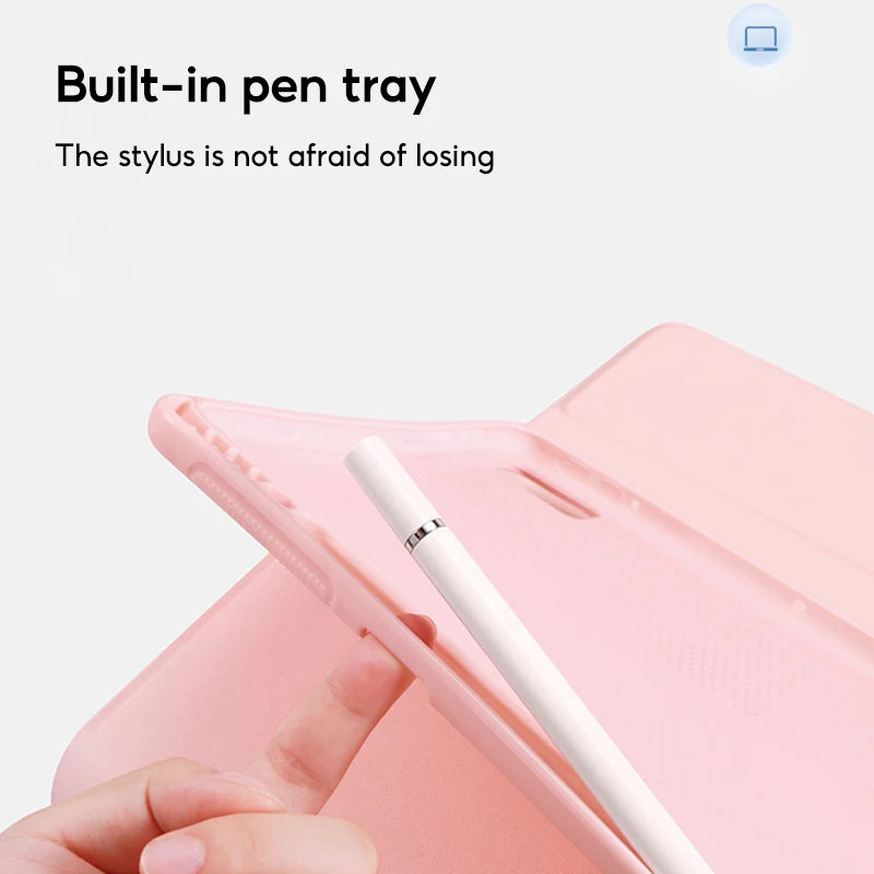 Lederhülle für iPad mit Stifthalter