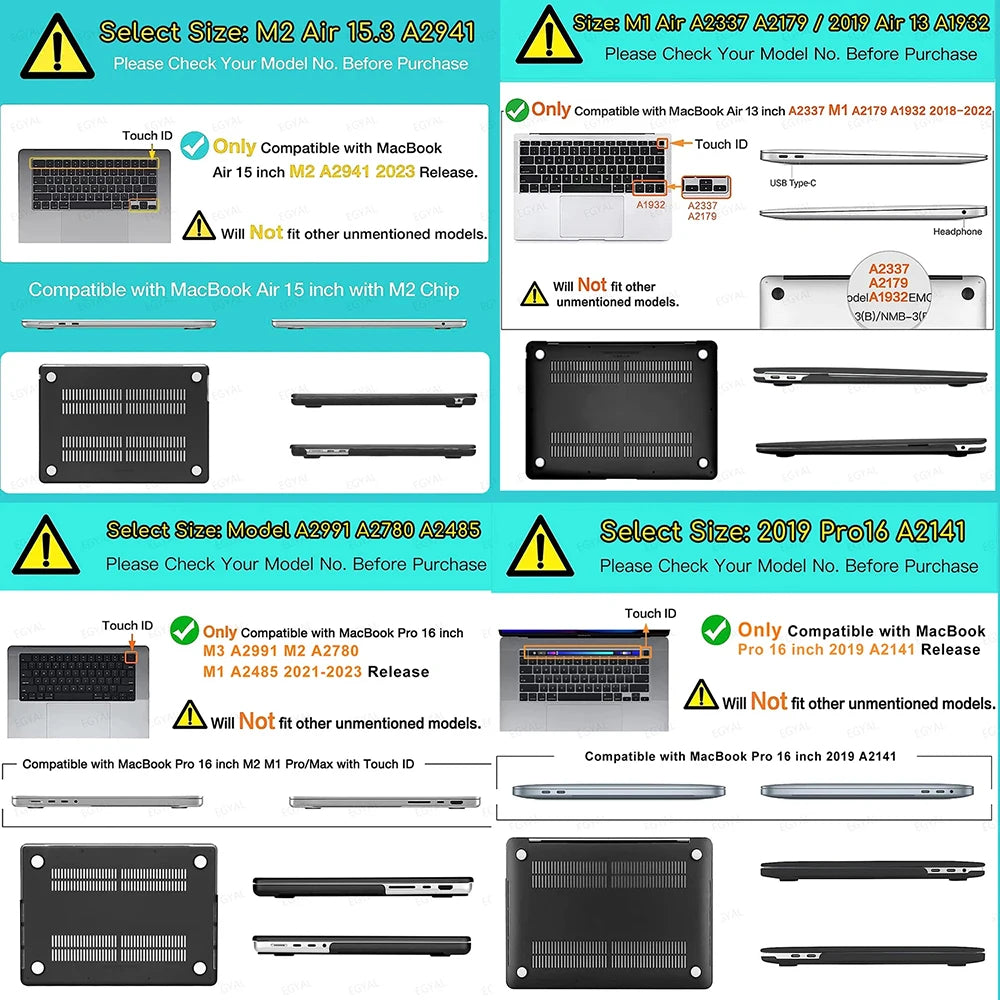 PU Leder Case für MacBook Air & Pro