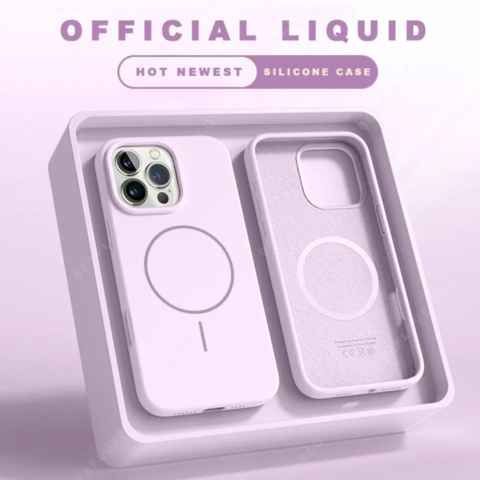 Magnetische iPhone Silikonhülle mit Band