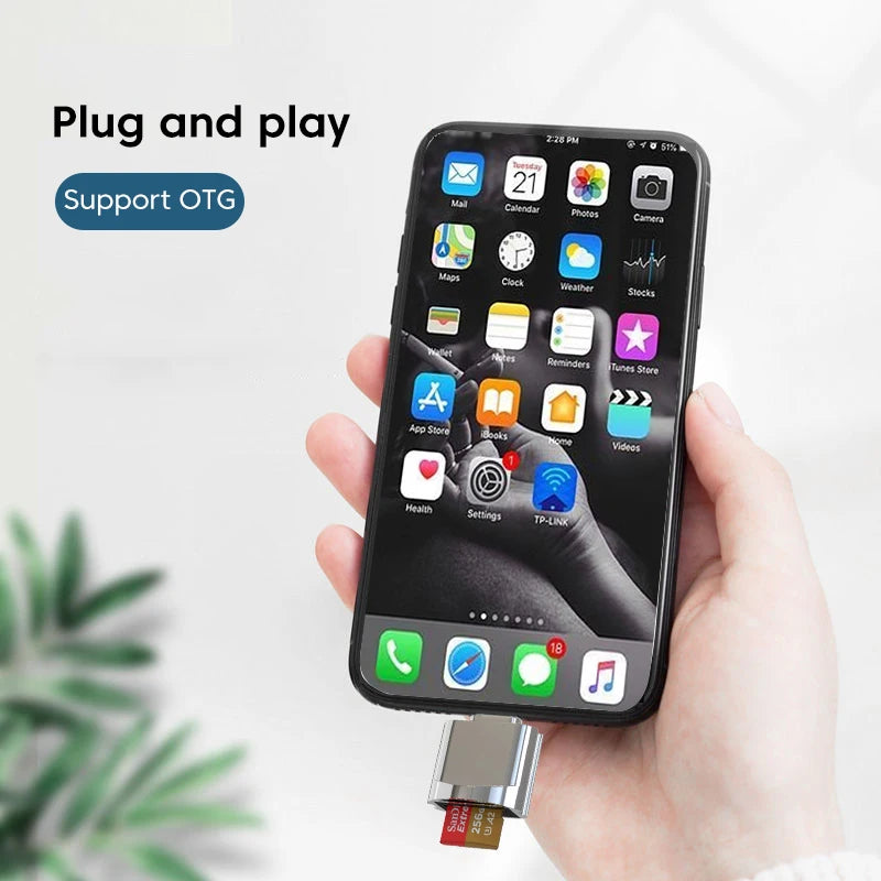 Micro SD TF Kartenleser Lightning für iPhone