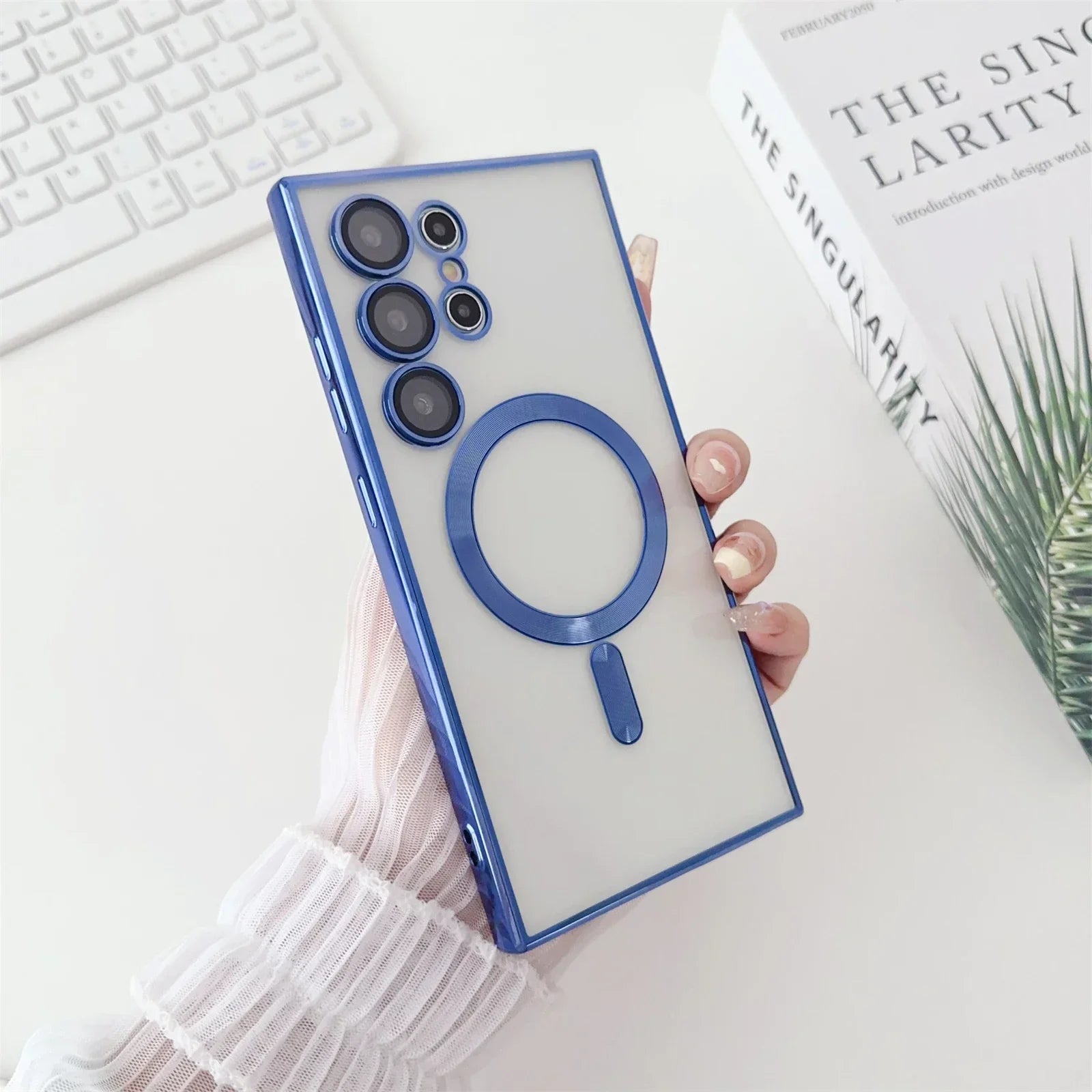 Magnetische Magsafe Hülle für Samsung S25/S24