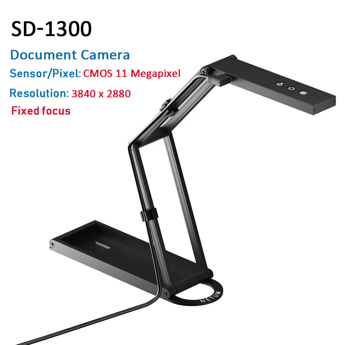 Automatischer Dokumentenscanner mit OCR & LED Lampe