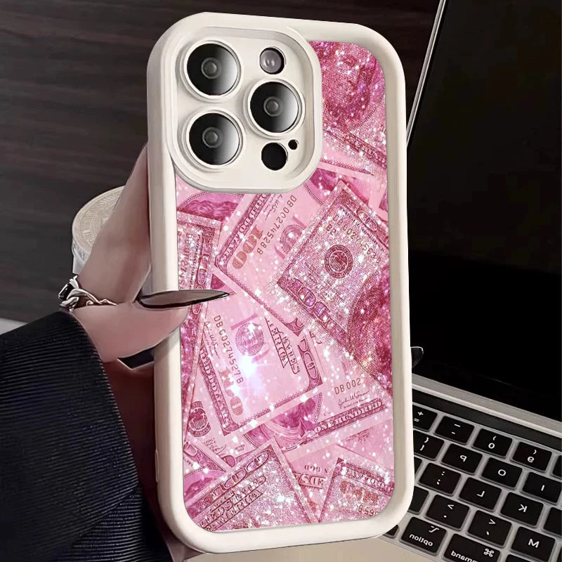 Pink Dollar Design Soft Case for iPhone 17