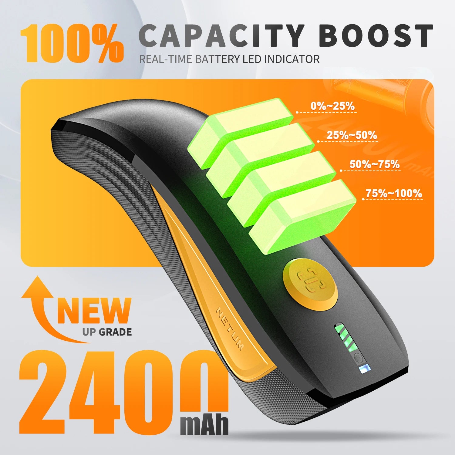 Tragbarer Bluetooth 1D 2D Barcode-Scanner CS7501